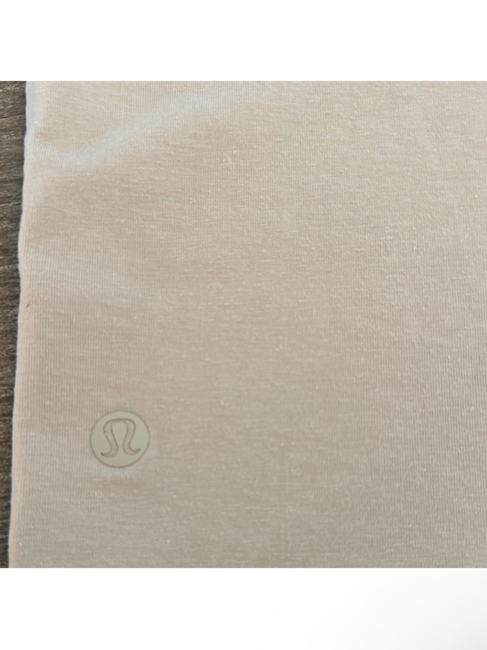 Lululemon Relaxed Fit Cotton-Blend Turtleneck T-Shirt Top Natural Ivory Size 6 - Picture 5 of 6